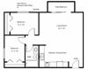 Crosswinds_Two Bedroom Floor Plan